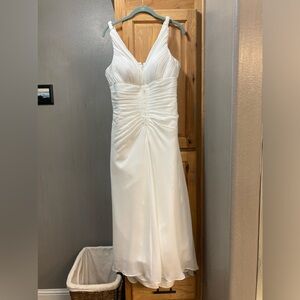 Off White 3/4 length Light-in-the-Box dress